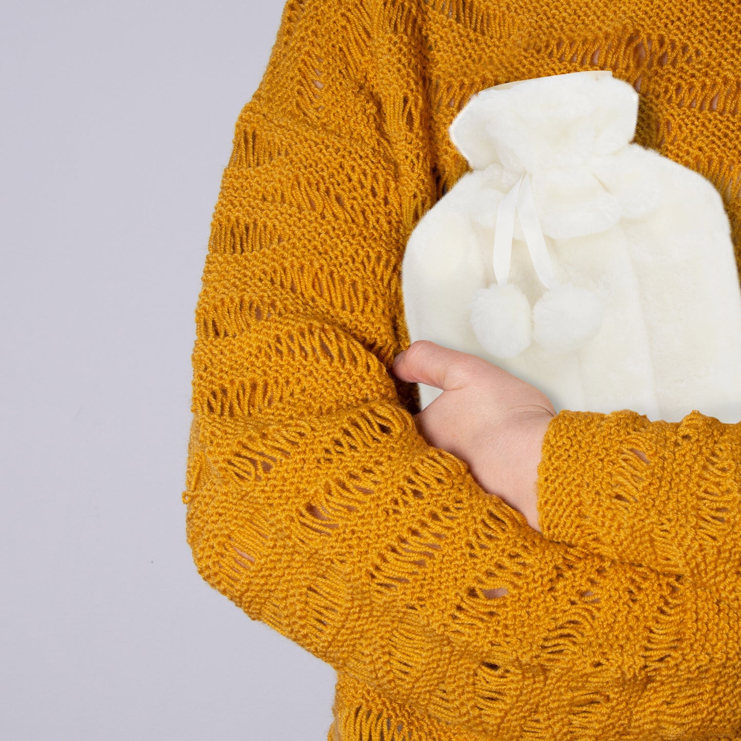 Cosy Hot Water Bottle with Plush Cover