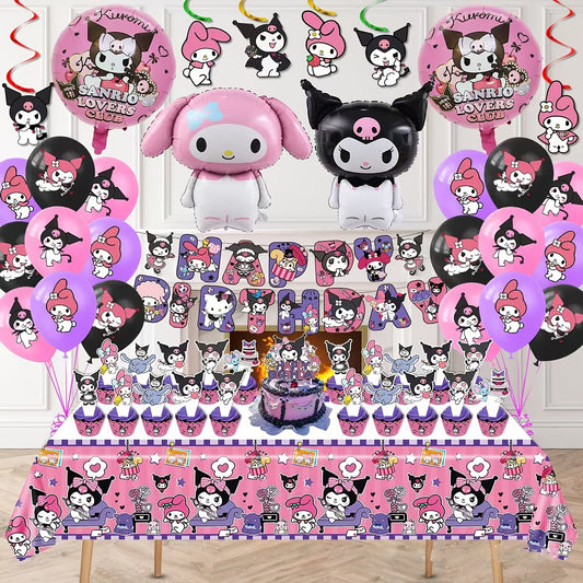 [Sanrio Party] Sanrio Princess Birthday Party Decorations Kit | Universal Fit for Birthday, Graduation Party