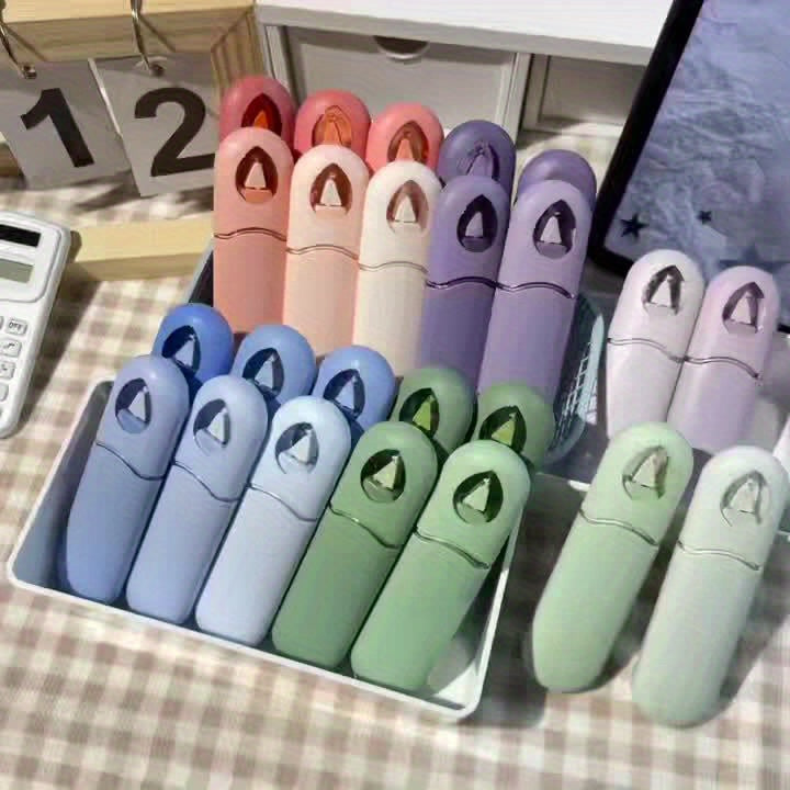 6PCS Large Capacity Correction Tape Set with Durable ABS Material