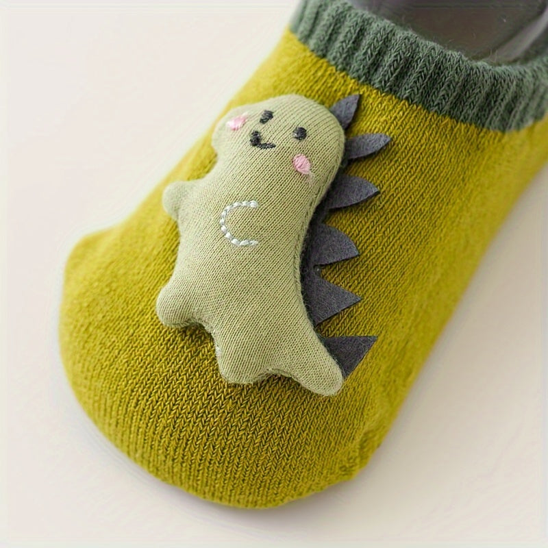 3 Pairs Cute Cartoon Animal Socks for Toddlers