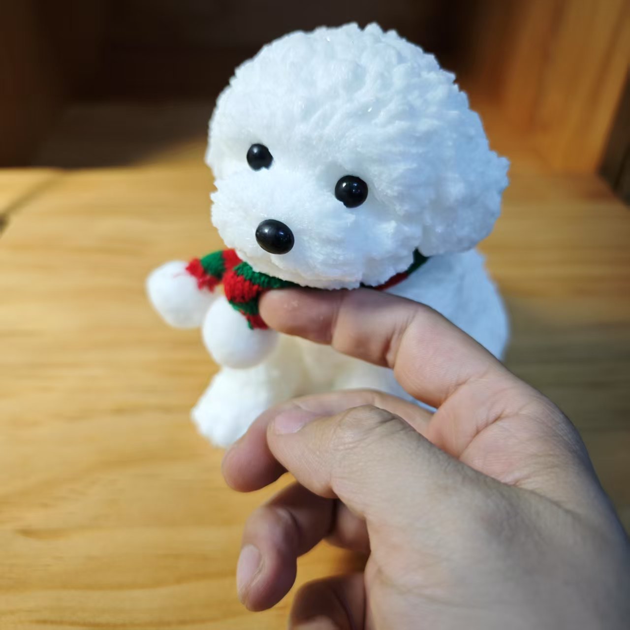 This White Teddy Bear Has a Fun and Stress-Relieving Squeeze, Made of Soft Silicone! This Is What a Puppy Does When They Are Not Awake! They Do This to Get Back Somebody'S Food, Because They Are Full!