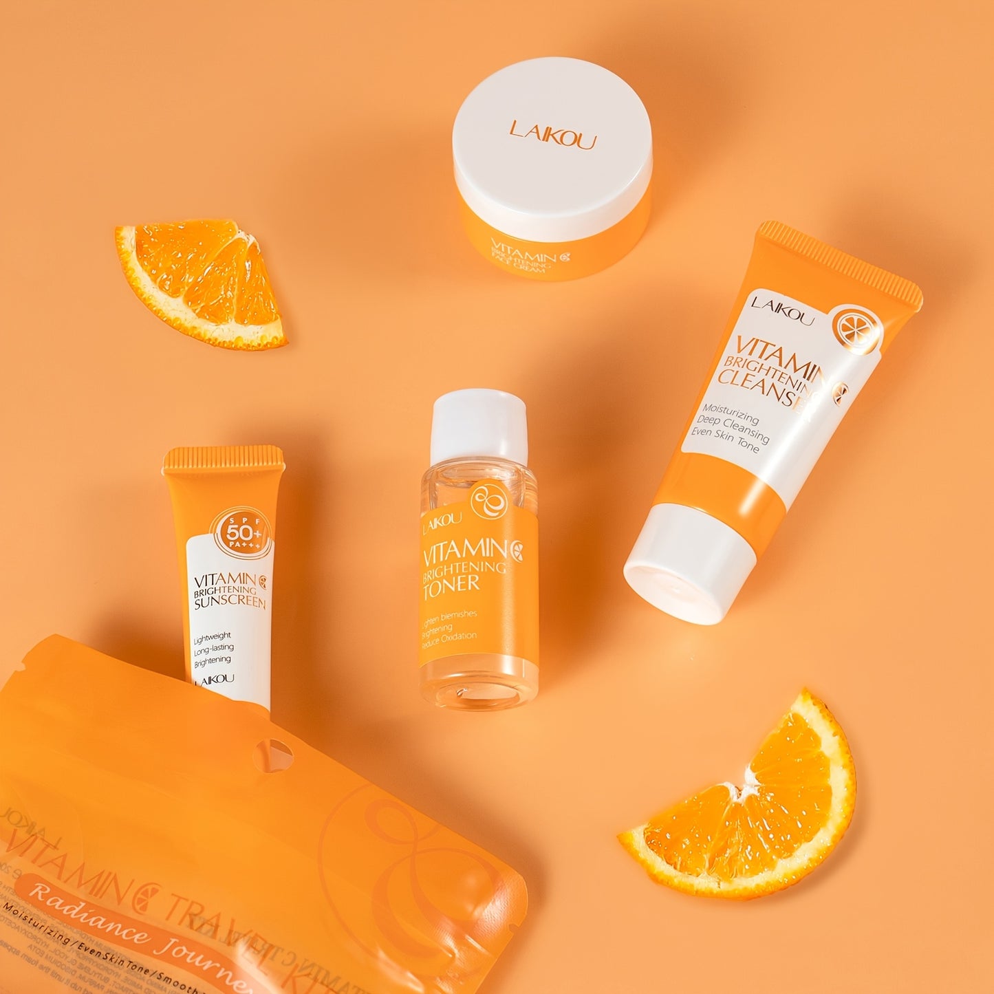 LAIKOU Vitamin C Skincare Set with Four Products