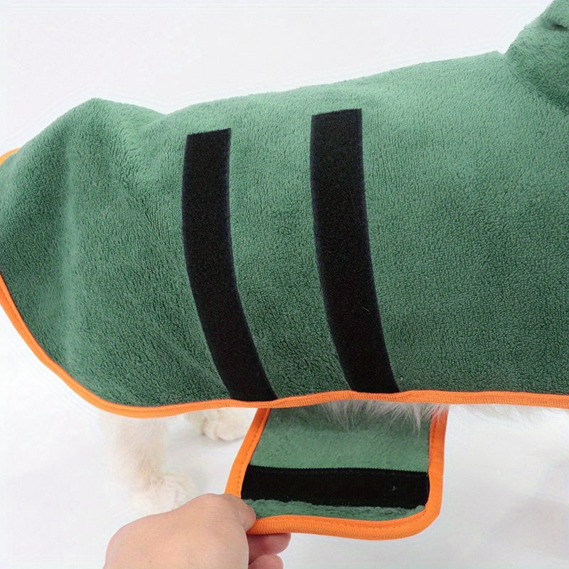 Super Absorbent Hooded Pet Towel – Fast-Drying, Cozy Comfort
