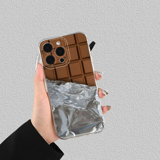 Popular Creative Chocolate-Themed Cartoon Personalized Phone Cases, Compatible with Iphone 16/15/14/13/12/11/XS/XR/X/7/8 Plus/Pro/Max/Mini - Stylish And Innovative Design, Suitable for Everyone, Perfect As a Gift for Friends,