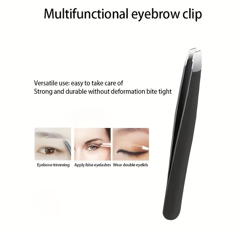 This Is a Versatile Grooming Kit Featuring a Stainless Steel Eyebrow Set That Includes Scissors with a Comb, a Tweezer, And a Razor, Suitable for Both Men And Women. It Is an Unscented Exfoliating Facial Tool And Comes with O