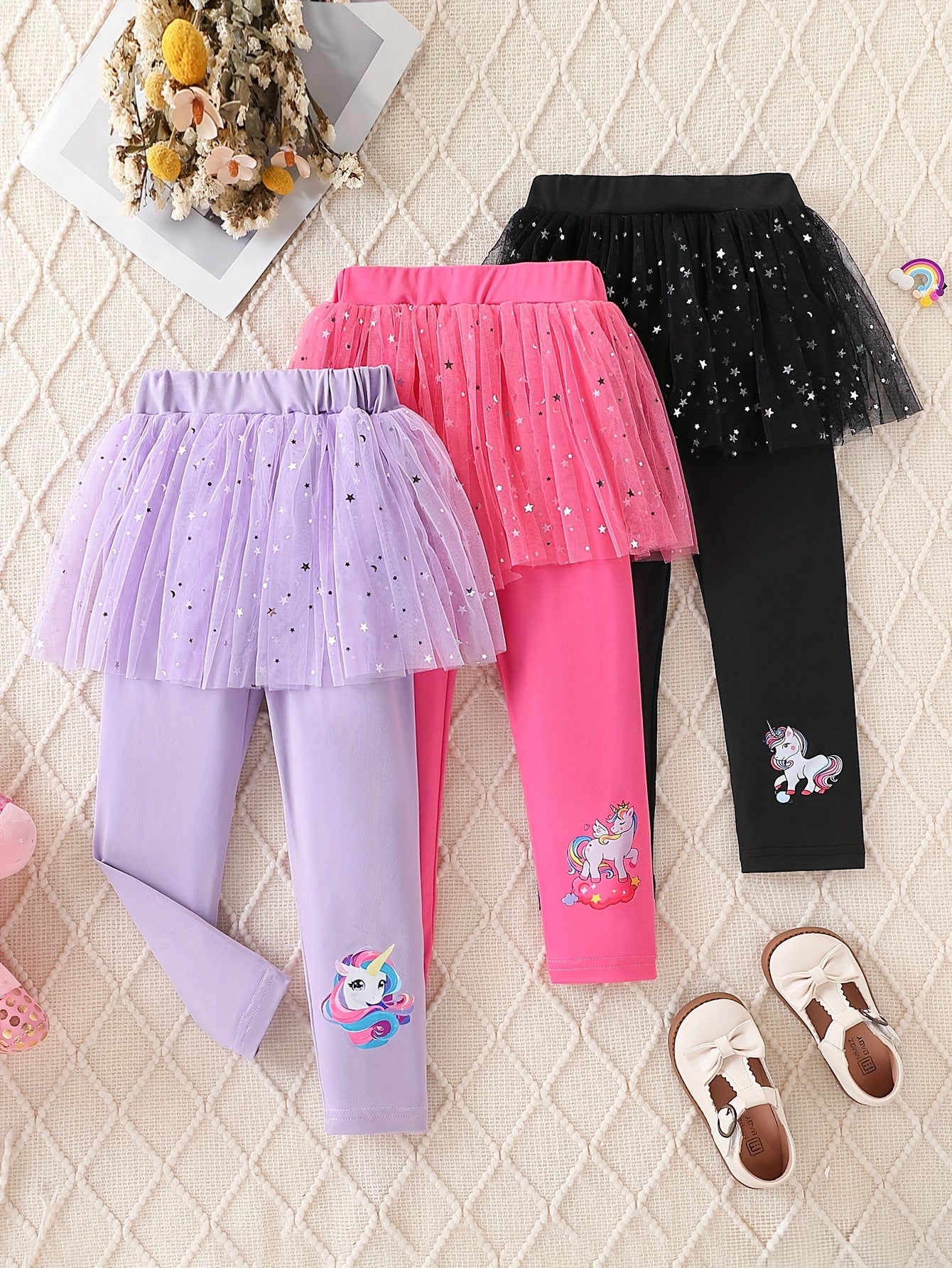 3pcs Girls' 3-Season