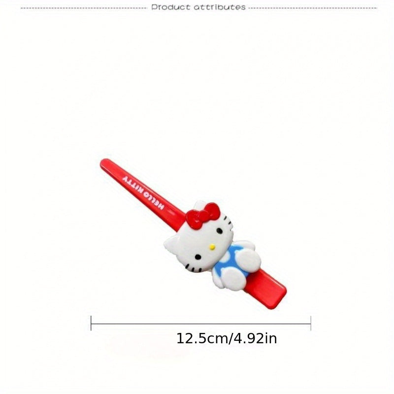 Large Cute Sanrio Hair Clip - Resin, No-Trace Side Clip with Cute Character Designs, Ideal for Teenage and Women, Hair Accessory | Playful Accessory | Durable Hair Clip, Hair Clip Holder