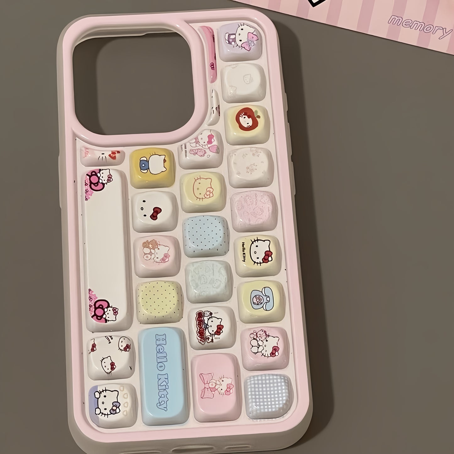 [Hello Kitty Shockproof Phone Case] Authorized Sanrio Hello Kitty 2025 New Trendy Keyboard Shockproof Phone Case Suitable for Apple Iphones/16/16Pro/15Promax/15Pro/15/14/14Pro/14Promax/13/13Pro/13Promax/12/12Pro/12Promax/11/1