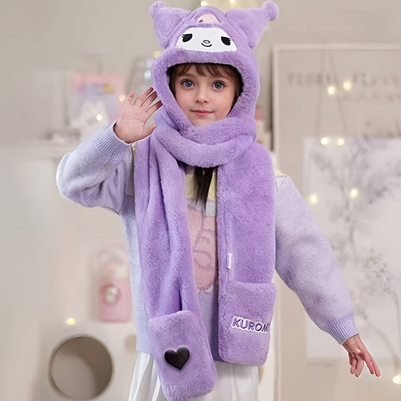 1pc Sanrio Kuromi Plush Hat